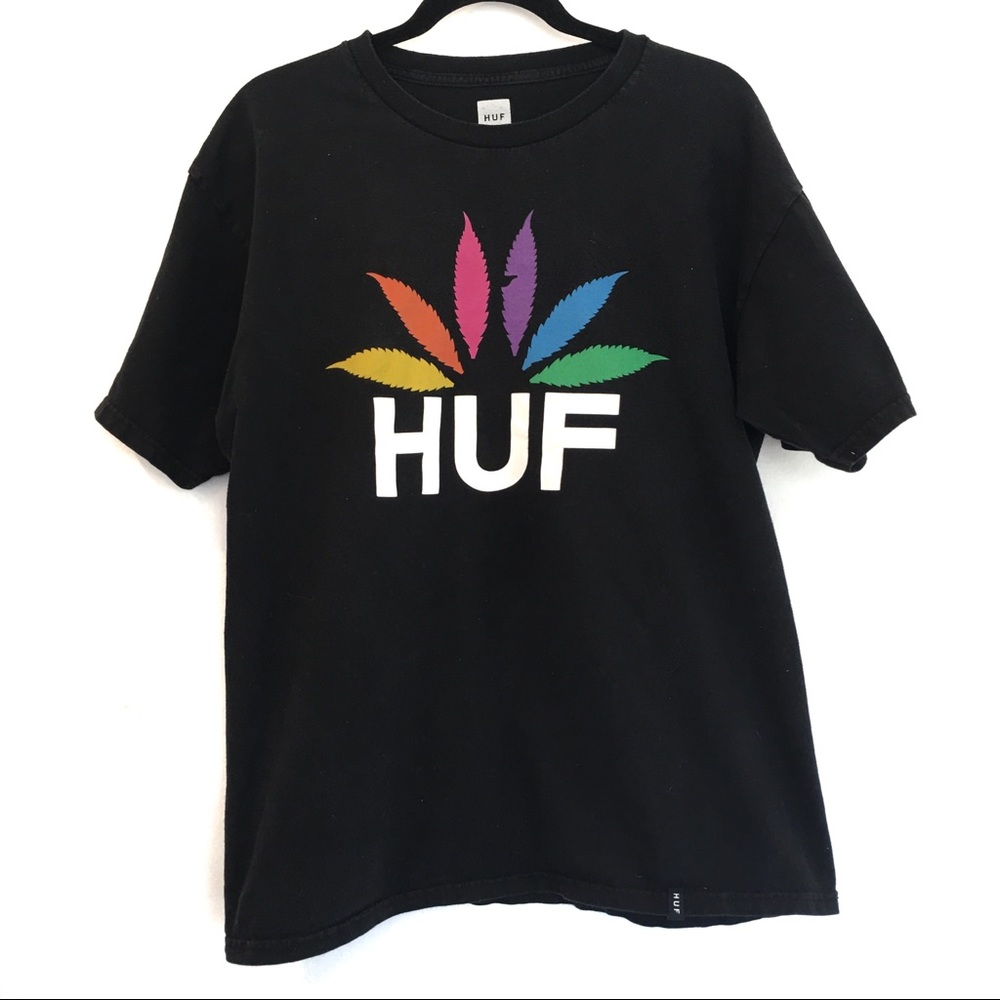 [HUF] Graphic NBC 420 Parody Logo T-Shirt Size L